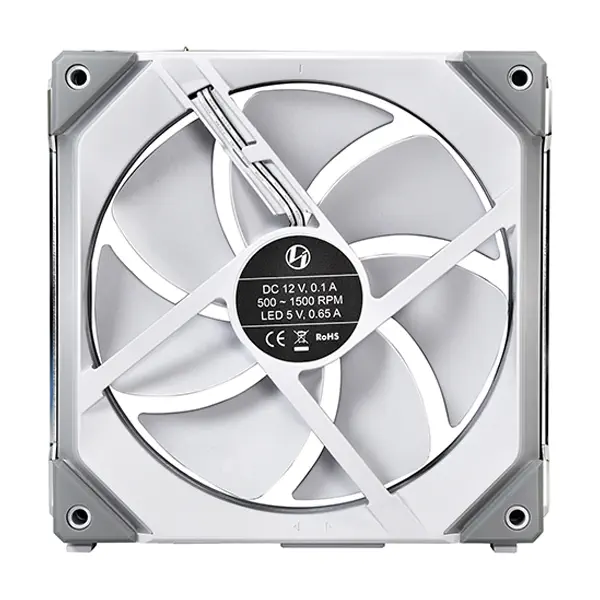 Lian Li UNI Fan SL140 White 2x140mm RGB PWM Beyaz Kasa Fanı