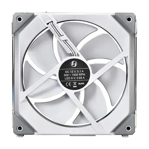 Lian Li UNI Fan SL140 White 2x140mm RGB PWM Beyaz Kasa Fanı