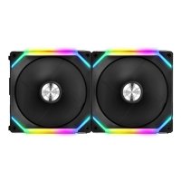 Lian Li UNI Fan SL140 Black 2x140mm RGB PWM Siyah Kasa Fanı