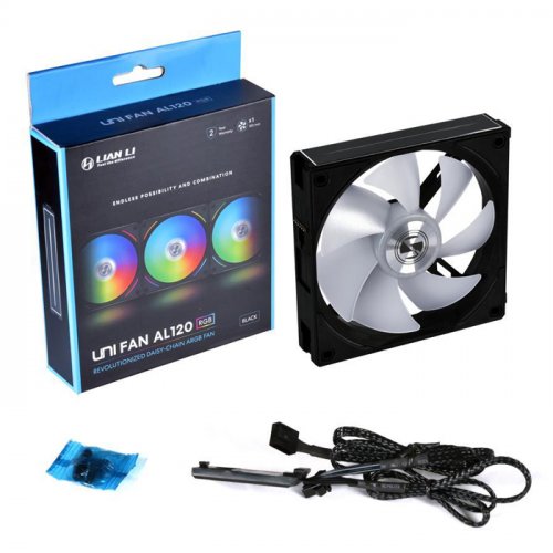 Lian Li UNI Fan AL120 1x120mm Siyah RGB PWM Kasa Fanı (G99.12AL1B.00)