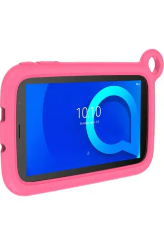 Alcatel 1T 7 16GB Wi-Fi Pembe Kılıf Hediyeli Siyah Tablet - Alcatel Türkiye Garantili