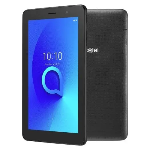Alcatel 1T 7 16GB Wi-Fi Pembe Kılıf Hediyeli Siyah Tablet - Alcatel Türkiye Garantili