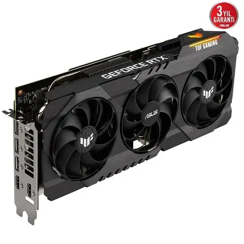 Asus TUF Gaming GeForce RTX 3080 V2 TUF-RTX3080-10G-V2-GAMING 10GB GDDR6X 320Bit DX12 Gaming (Oyuncu) Ekran Kartı