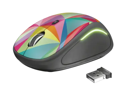 Trust Yvi FX 22337 Çok Renk 1600DPI Kablosuz Mouse 