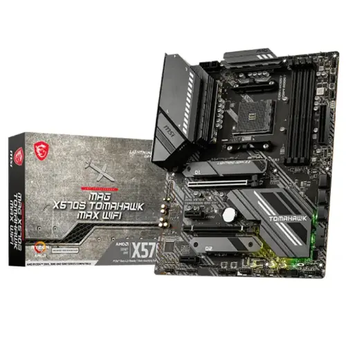 MSI MAG X570S TOMAHAWK MAX WIFI AMD X570 Soket AM4 DDR4 5100(OC)MHz ATX Gaming (Oyuncu) Anakart