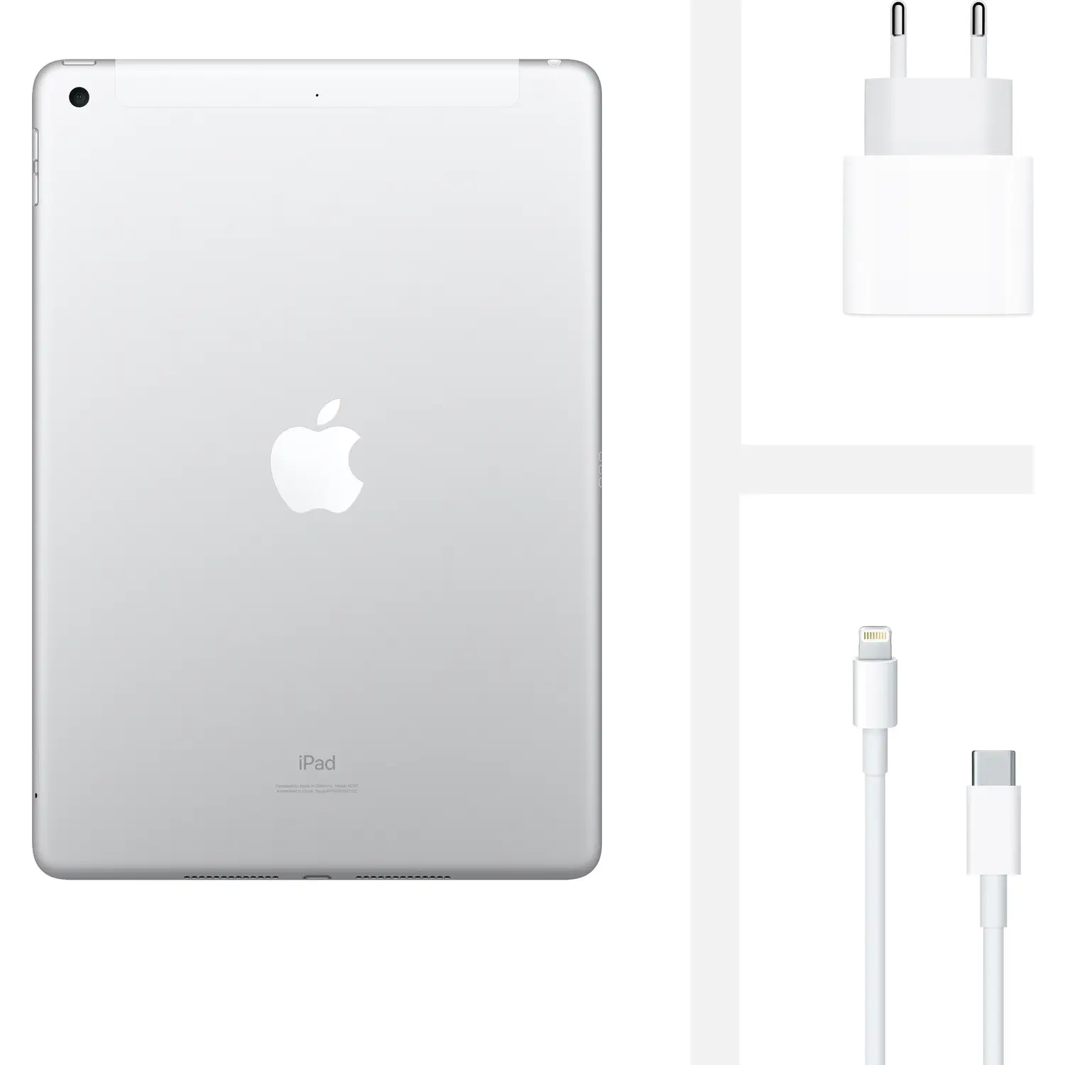 Apple iPad 8.Nesil 10.2″ Wi-Fi + Cellular 32GB Gümüş MYMJ2TU/A Tablet - Distribütör Garantili