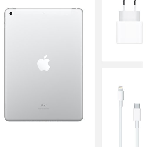 Apple iPad 8.Nesil 10.2inç Wi-Fi + Cellular 32GB Gümüş MYMJ2TU/A Tablet - Distribütör Garantili
