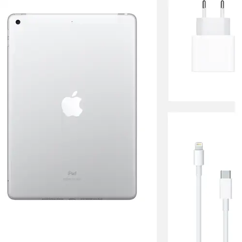 Apple iPad 8.Nesil 10.2″ Wi-Fi + Cellular 32GB Gümüş MYMJ2TU/A  Tablet - Distribütör Garantili