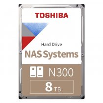 Toshiba N300 HDWG480UZSVA 8TB 7200Rpm 256MB SATA 3 NAS Harddisk