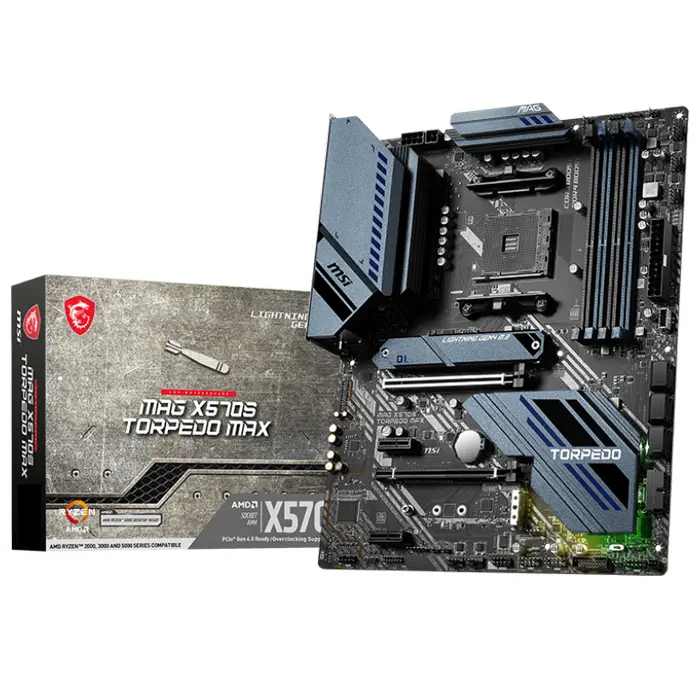 MSI MAG X570S TORPEDO MAX AMD X570 Soket AM4 DDR4 5100(OC)MHz ATX Gaming (Oyuncu) Anakart
