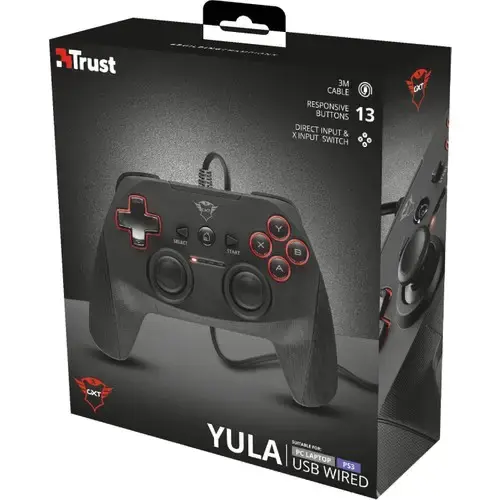 Trust GXT 540 Yula 20712 PC/PS3 Kablolu Gamepad