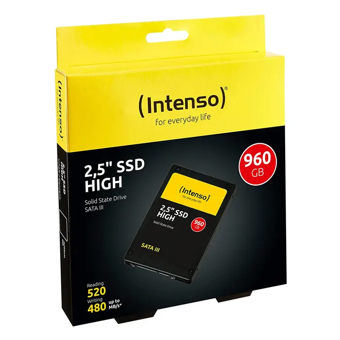 Intenso High Performance 3813460 960GB 520/480MB/s 2.5″ SATA 3 SSD Disk