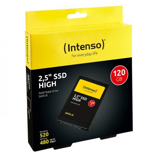 Intenso High Performance 3813430 120GB 520/480MB/s 2.5″ SATA 3 SSD Disk