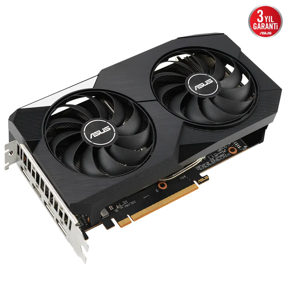 ASUS Dual Radeon RX 6600 DUAL-RX6600-8G 8GB GDDR6 128Bit DX12 Gaming (Oyuncu) Ekran Kartı
