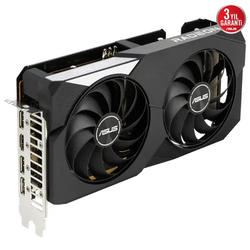 Asus Dual Radeon RX 6600 DUAL-RX6600-8G 8GB GDDR6 128Bit DX12 Gaming (Oyuncu) Ekran Kartı