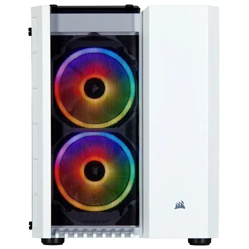 Corsair Crystal Series 280X RGB CC-9011137-WW USB 3.0 Temperli Cam Beyaz Micro-ATX Gaming (Oyuncu) Kasa