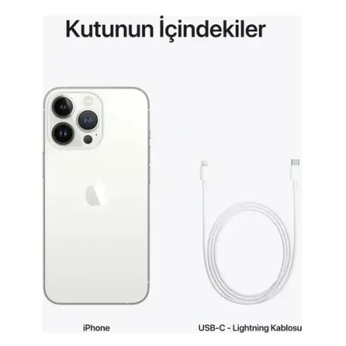 iPhone 13 Pro 128GB MLVA3TU/A Gümüş Cep Telefonu - Apple Türkiye Garantili