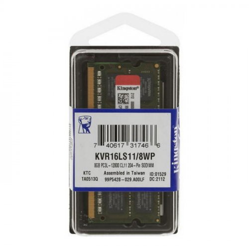 Kingston ValueRAM KVR16S11/8WP 8GB (1x8GB) DDR3 1600MHz CL11 Notebook ...
