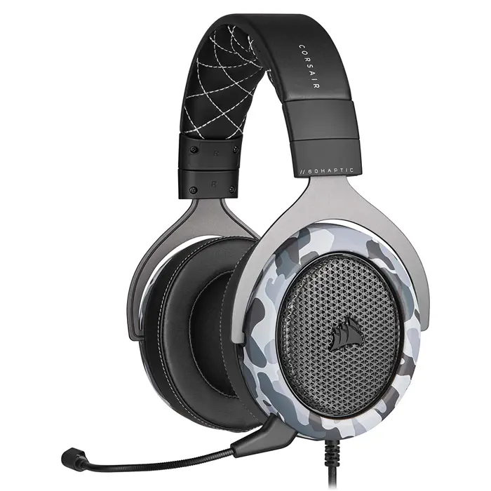 Corsair HS60 HAPTIC CA-9011225-EU Mikrofonlu Stereo Kamuflaj Kablolu Gaming (Oyuncu) Kulaklık