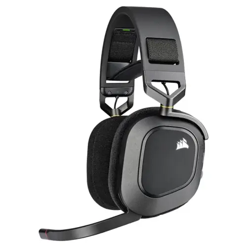 Corsair HS80 RGB Wireless Carbon CA-9011235-EU Mikrofonlu 7.1 Surround Kablosuz Gaming (Oyuncu) Kulaklık