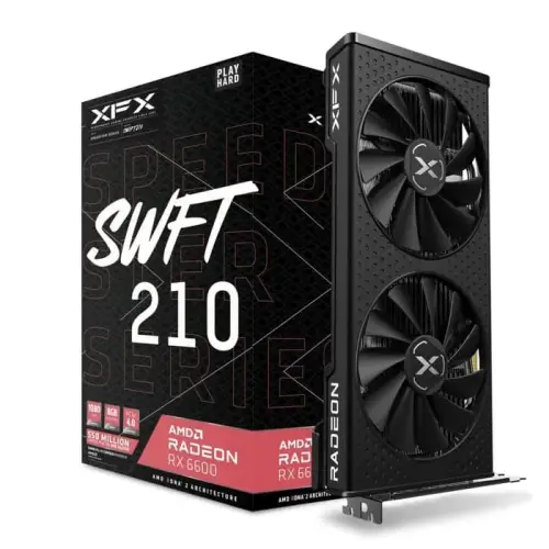 XFX Speedster SWFT 210 AMD Radeon RX 6600 Core RX-66XL8LFDQ 8GB GDDR6 128Bit DX12 Gaming (Oyuncu) Ekran Kartı