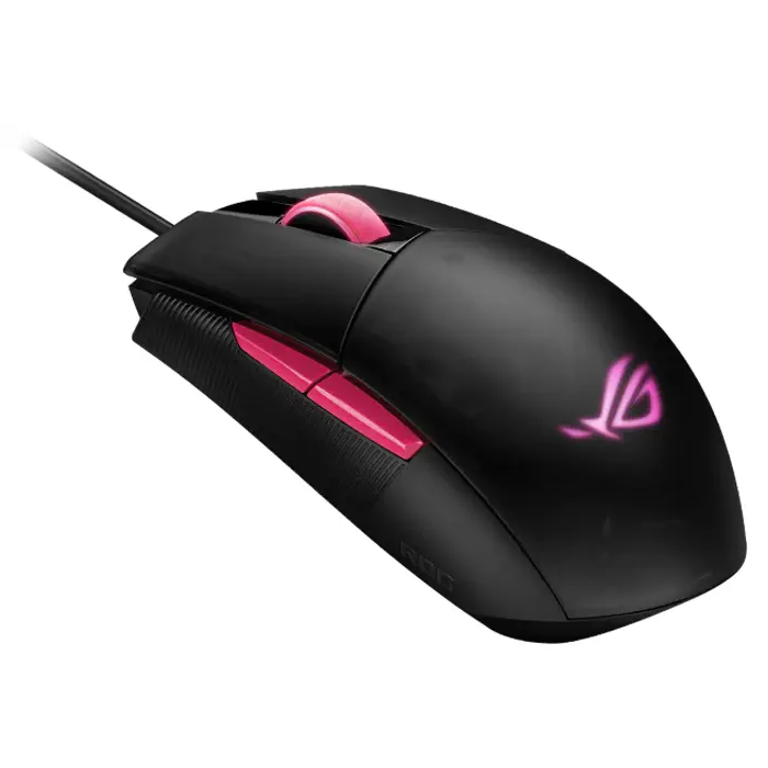 Asus ROG Strix Impact II Electro Punk P512 6200 DPI 6 Tuş Optik RGB Kablolu Gaming (Oyuncu) Mouse