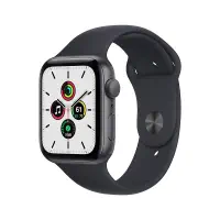 Apple Watch SE GPS 44mm Uzay Grisi Alüminyum Kasa ve Gece Yarısı Spor Kordon MKQ63TU/A 