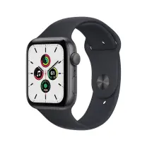 Apple Watch SE GPS 44mm Uzay Grisi Alüminyum Kasa ve Gece Yarısı Spor Kordon MKQ63TU/A