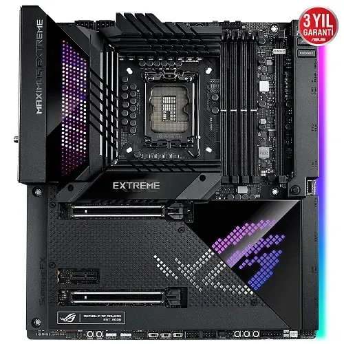 Asus ROG Maximus Z690 Extreme Intel Z690 Soket 1700 DDR5 6400(OC)MHz E-ATX Gaming (Oyuncu) Anakart