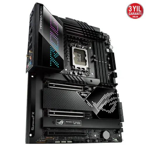 Asus ROG Maximus Z690 Hero Intel Z690 Soket 1700 DDR5 6400(OC)MHz ATX Gaming (Oyuncu) Anakart