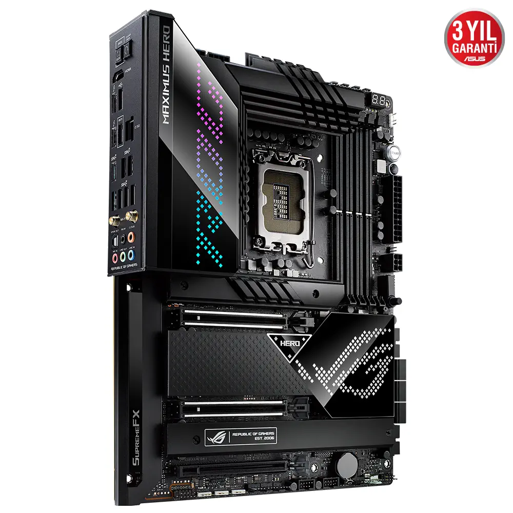 Asus ROG Maximus Z690 Hero Intel Z690 Soket 1700 DDR5 6400(OC)MHz ATX Gaming (Oyuncu) Anakart