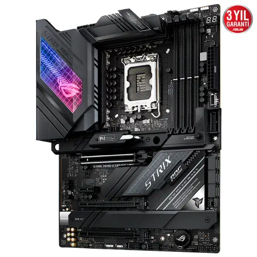 Asus ROG Strix Z690-E Gaming WIFI Intel Z690 Soket 1700 DDR5 6400(OC)MHz ATX Gaming (Oyuncu) Anakart