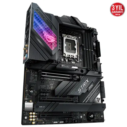 Asus ROG Strix Z690-E Gaming WIFI Intel Z690 Soket 1700 DDR5 6400(OC)MHz ATX Gaming (Oyuncu) Anakart