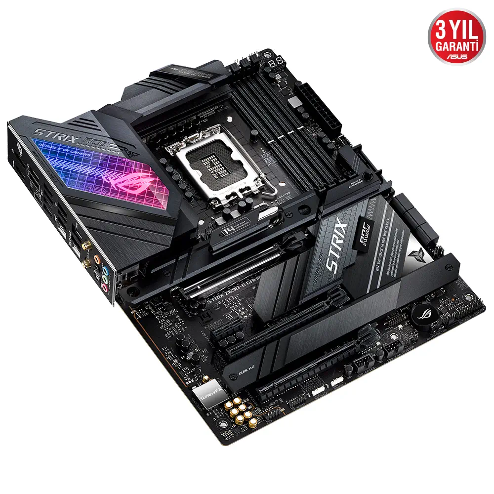 Asus ROG Strix Z690-E Gaming WIFI Intel Z690 Soket 1700 DDR5 6400(OC)MHz ATX Gaming (Oyuncu) Anakart