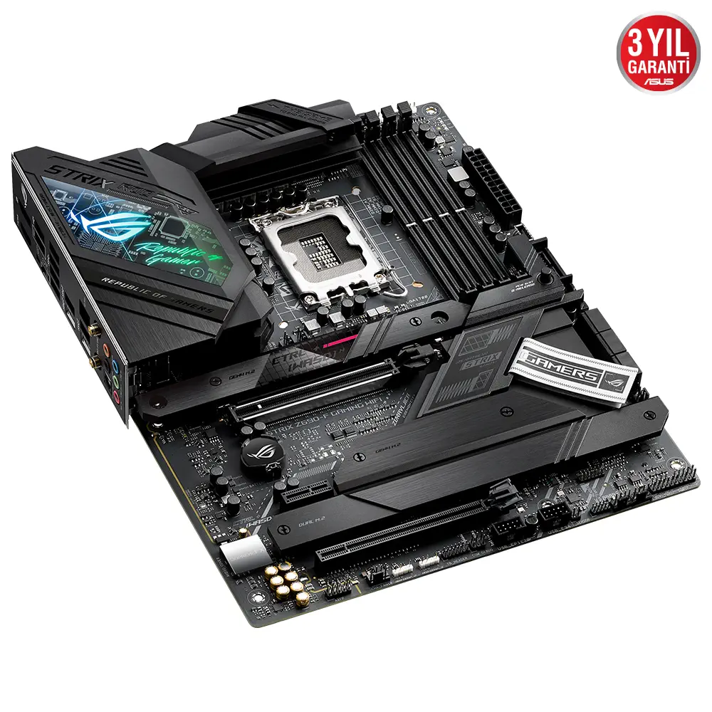 Asus ROG Strix Z690-F Gaming WIFI Intel Z690 Soket 1700 DDR5 6400(OC)MHz ATX Gaming (Oyuncu) Anakart