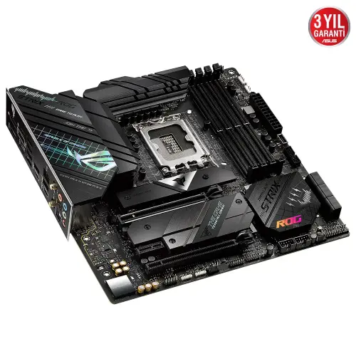 Asus ROG Strix Z690-G Gaming WIFI Intel Z690 Soket 1700 DDR5 6000(OC)MHz mATX Gaming (Oyuncu) Anakart