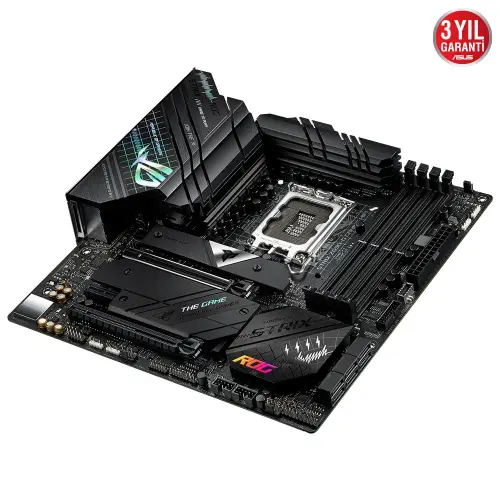 Asus ROG Strix Z690-G Gaming WIFI Intel Z690 Soket 1700 DDR5 6000(OC)MHz mATX Gaming (Oyuncu) Anakart