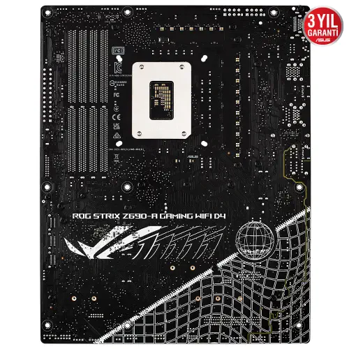 Asus ROG Strix Z690-A Gaming WIFI D4 Intel Z690 Soket 1700 DDR4 5333(OC)MHz ATX Gaming (Oyuncu) Anakart