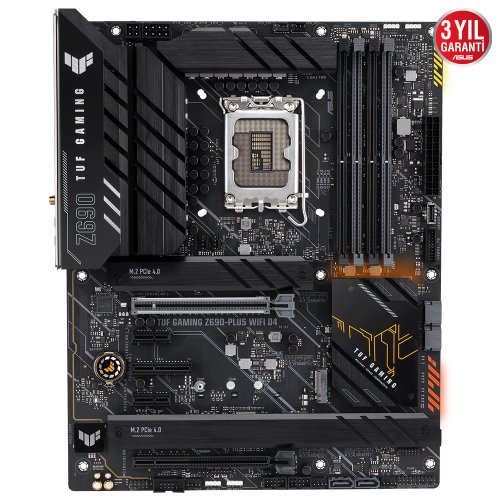 Asus TUF Gaming Z690-Plus WIFI D4 Intel Z690 Soket 1700 DDR4 5333(OC)MHz ATX Gaming Anakart