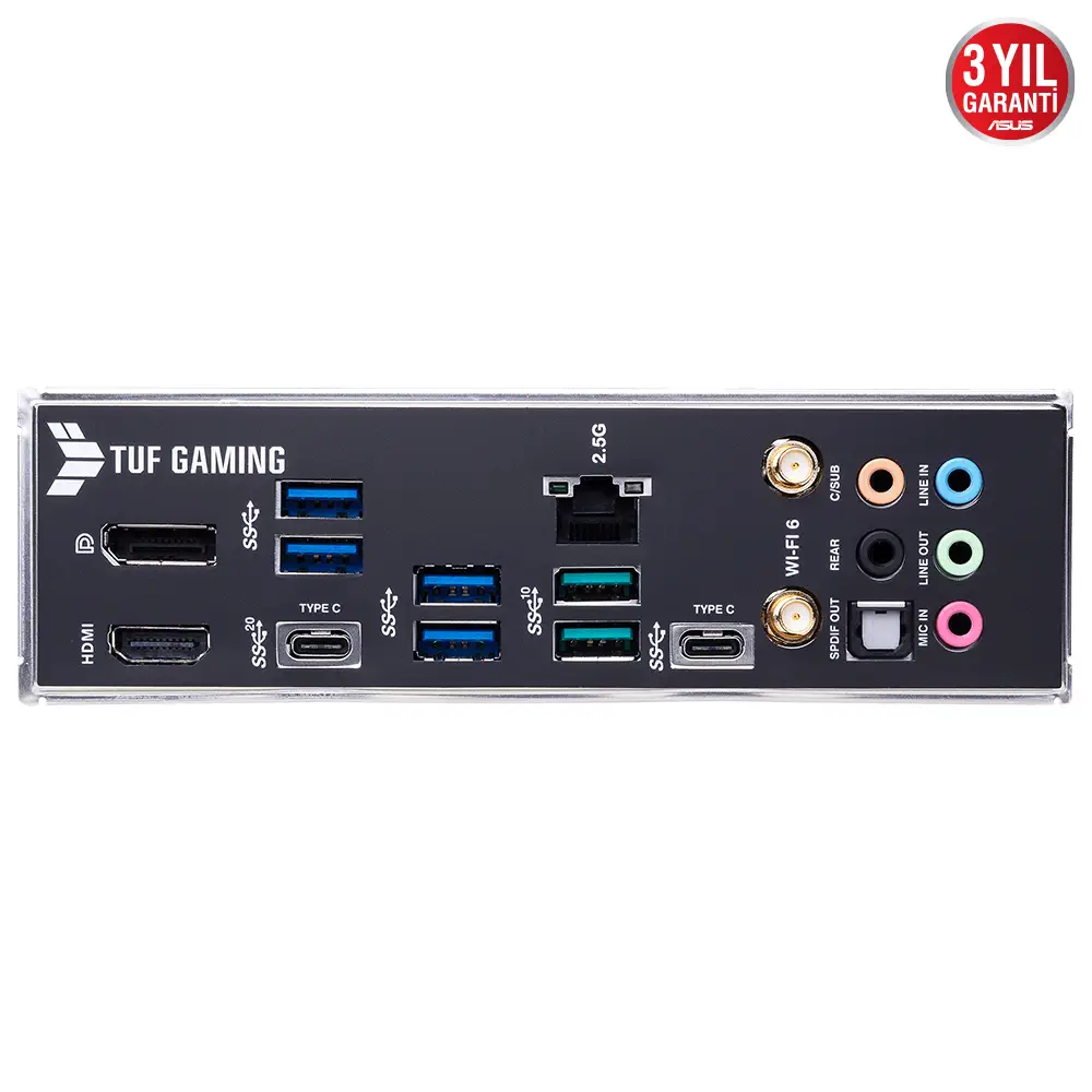 ASUS TUF Gaming Z690-Plus WIFI D4 Intel Z690 Soket 1700 DDR4 5333(OC)MHz ATX Gaming Anakart