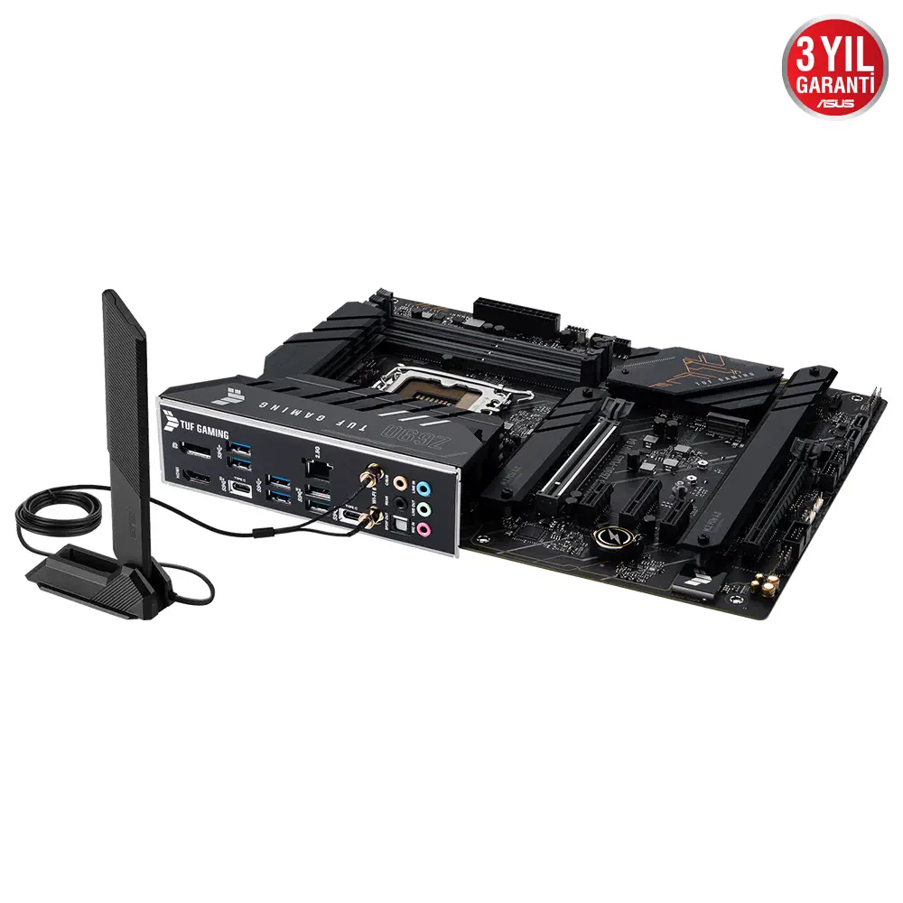 ASUS TUF Gaming Z690-Plus WIFI D4 Intel Z690 Soket 1700 DDR4 5333(OC)MHz ATX Gaming Anakart