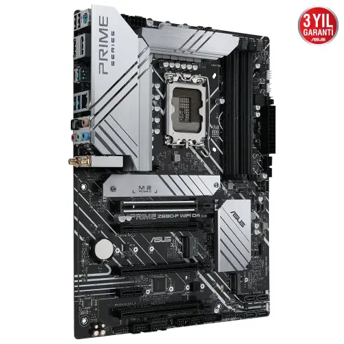 ASUS Prime Z690-P WIFI D4 Intel Z690 Soket 1700 DDR4 5333(OC)MHz ATX Gaming (Oyuncu) Anakart