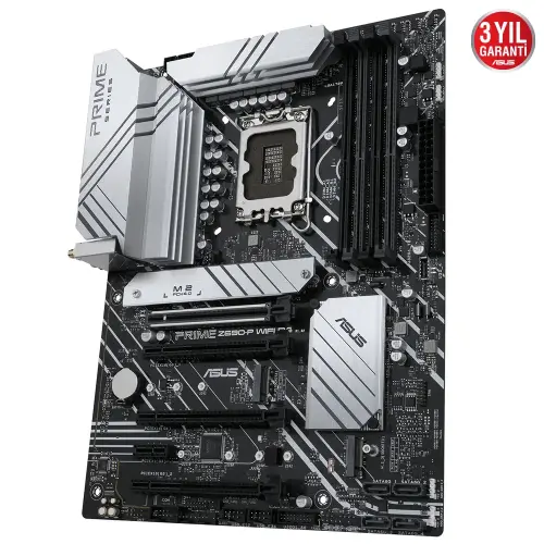 ASUS Prime Z690-P WIFI D4 Intel Z690 Soket 1700 DDR4 5333(OC)MHz ATX Gaming (Oyuncu) Anakart