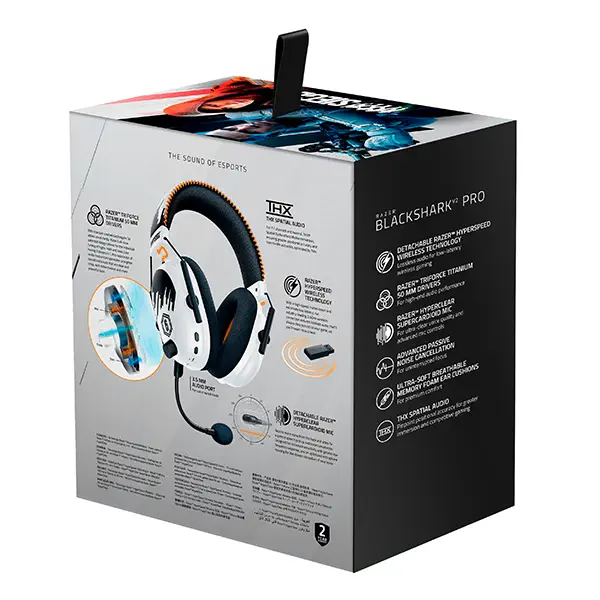 Razer BlackShark V2 Pro - Six Siege SE RZ04-03220200-R3M1 THX Spatial Audio Mikrofonlu Kablosuz Gaming (Oyuncu) Kulaklık