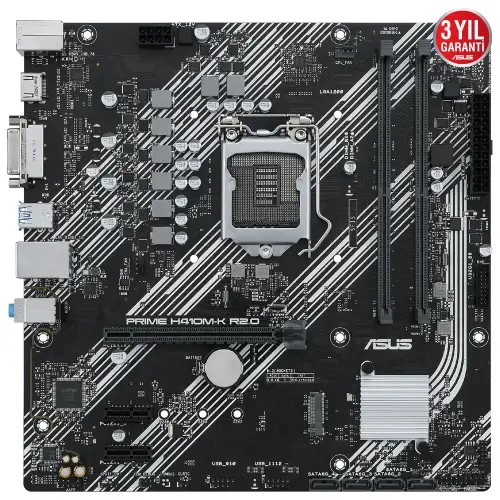 Asus Prime H410M-K R2.0 Intel H470 Soket 1200 DDR4 2933MHz mATX Gaming (Oyuncu) Anakart