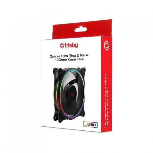 Frisby Double Slim Ring FCL-F1276C 12cm Kasa Fanı
