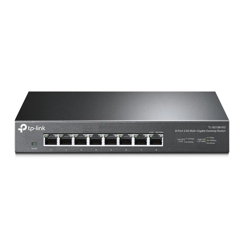 TP-Link TL-SG108-M2 8 Port 2.5G Multi Gigabit Yönetilemez Switch