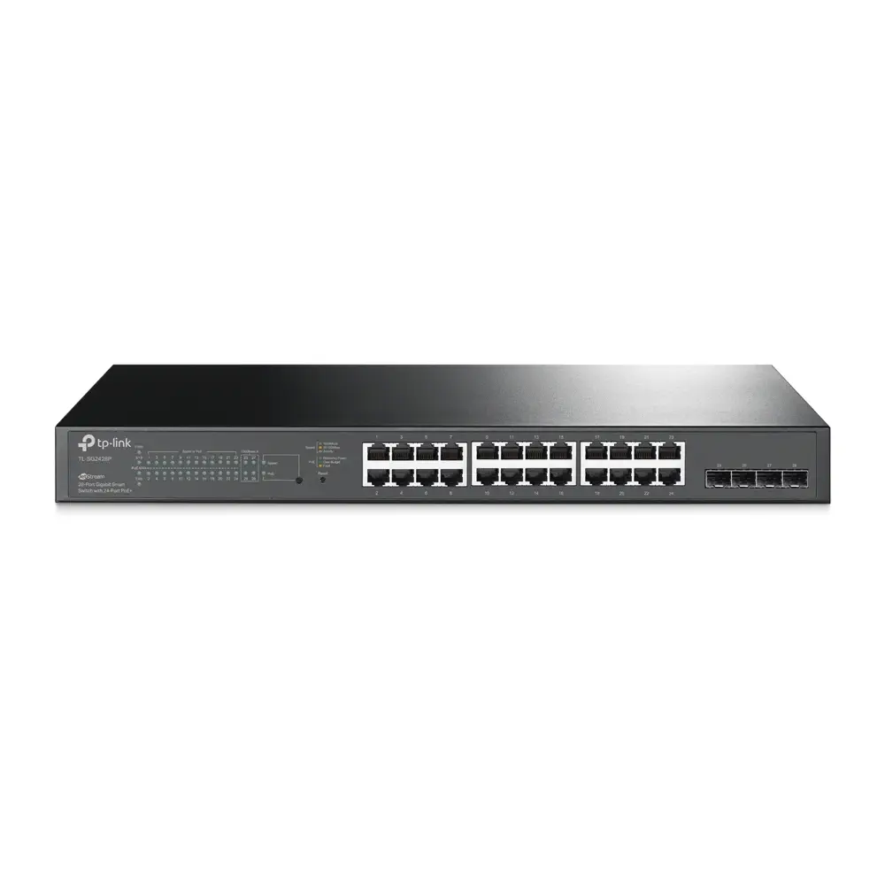 Tp-Link TL-SG2428P JetStream 28 Port 4 SFP Slot Gigabit Yönetilebilir PoE Switch