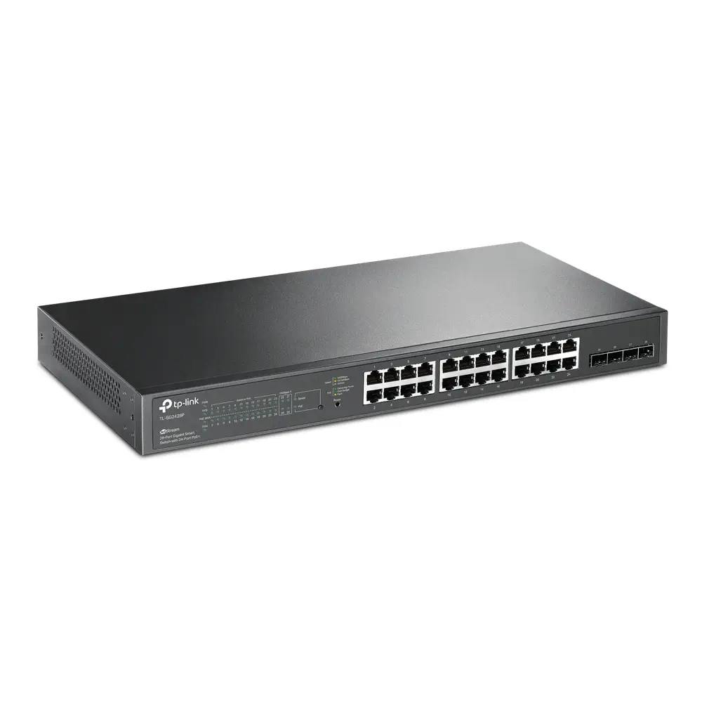 Tp-Link TL-SG2428P JetStream 28 Port 4 SFP Slot Gigabit Yönetilebilir PoE Switch