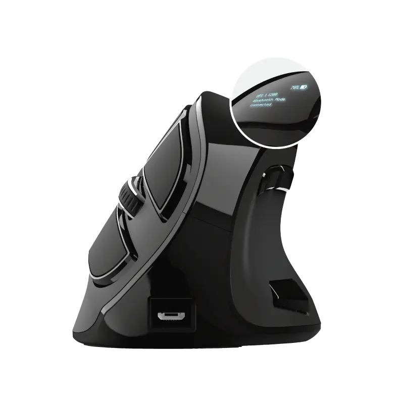 Trust 23731 Voxx Ergonomic 2400DPI Şarjlı Kablosuz Mouse